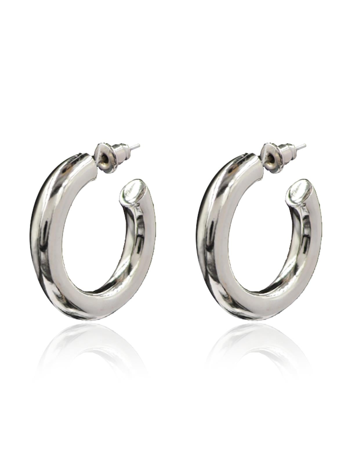 Asva Silver Halka Küpe