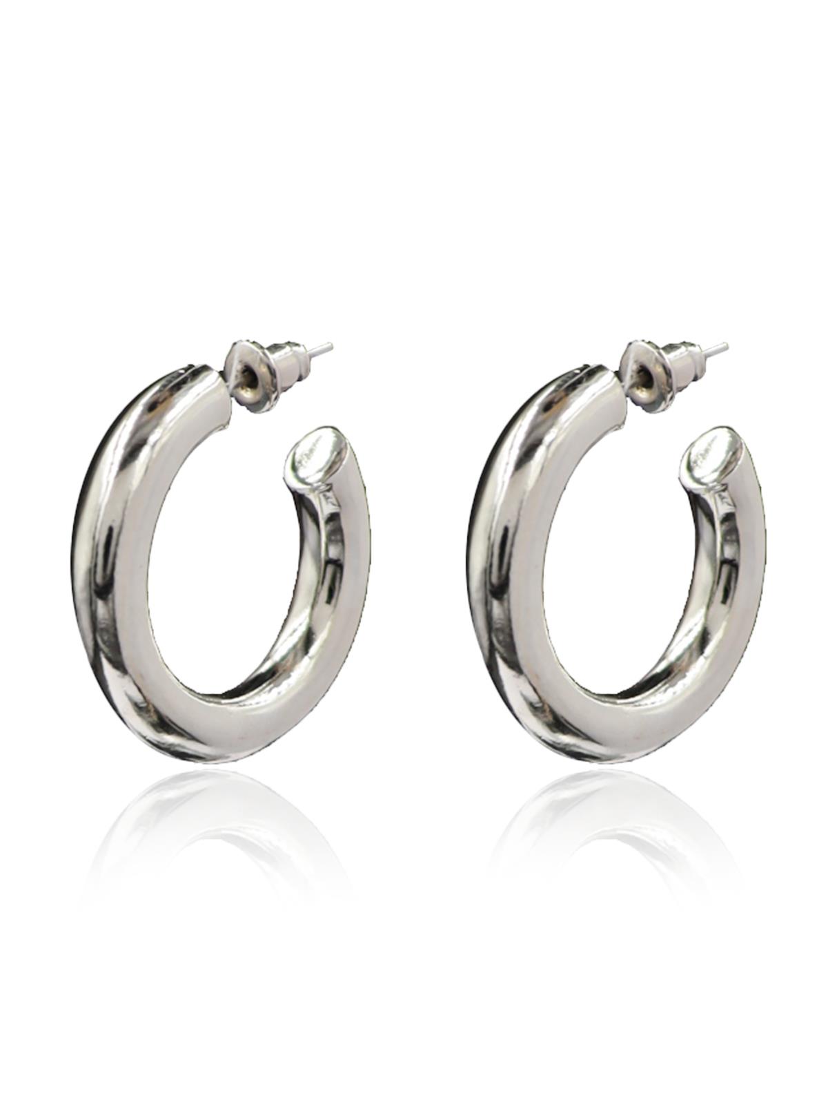 Asva Silver Halka Küpe