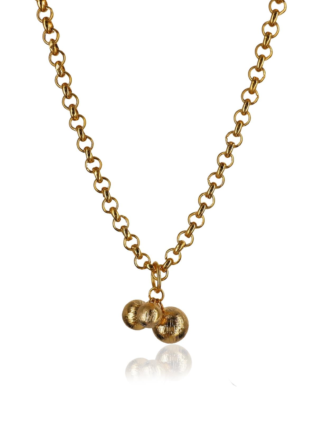 Poc Üç Top Uçlu Kolye