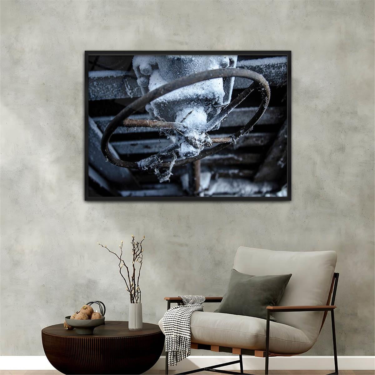 Aluminum-Framed Art-Themed Tempered Glass Wall Art 135