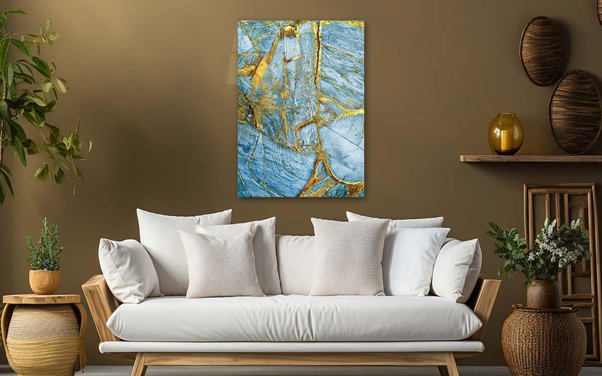 Dikey Sanat Temalı Cam Tablo 314