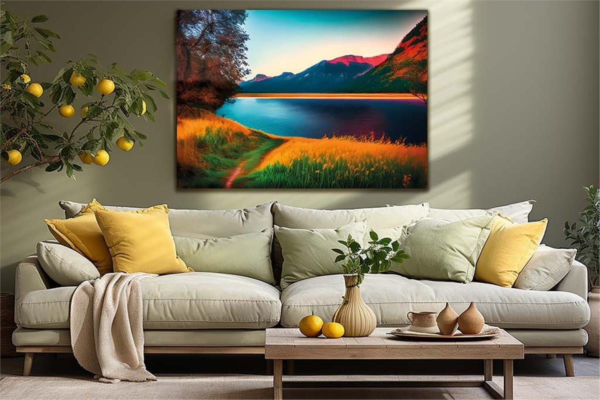Thema Natur auf bedrucktem Glas 285