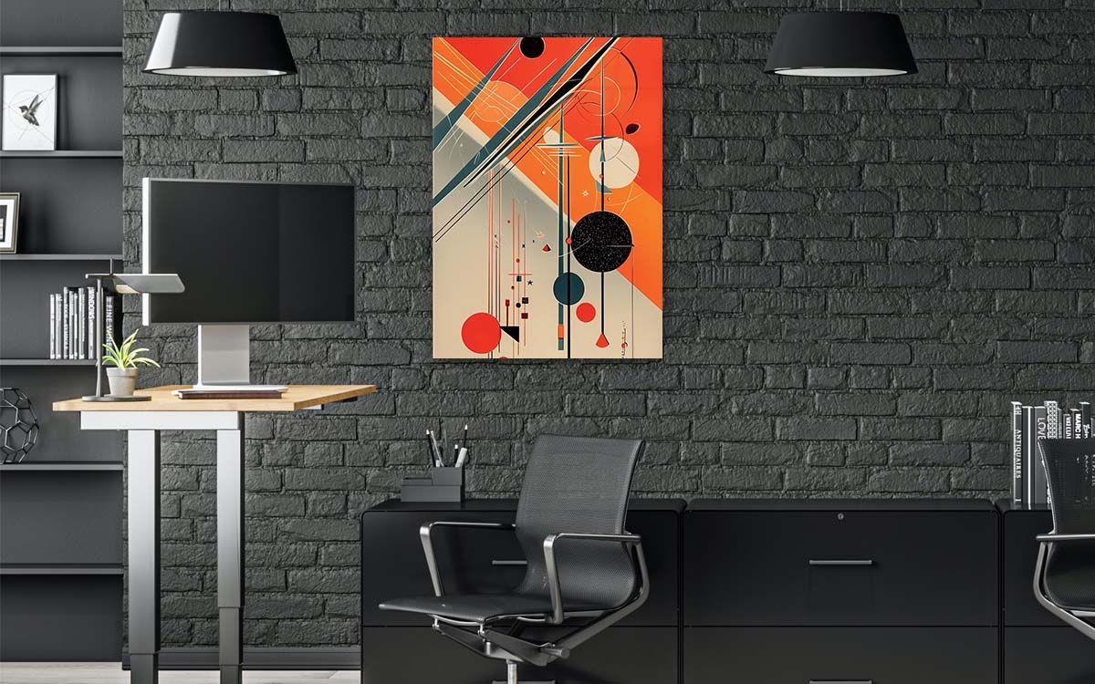 Verticale Gehard Glasschilderij Kunst Thema 243