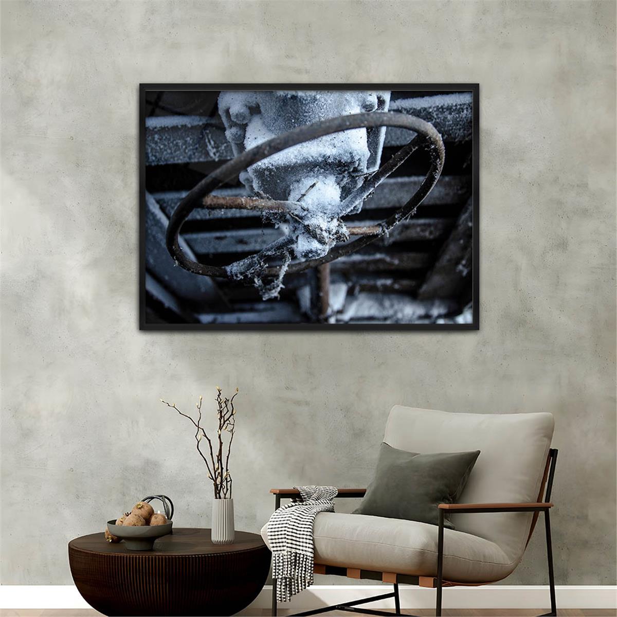 Aluminum-Framed Art-Themed Tempered Glass Wall Art 135