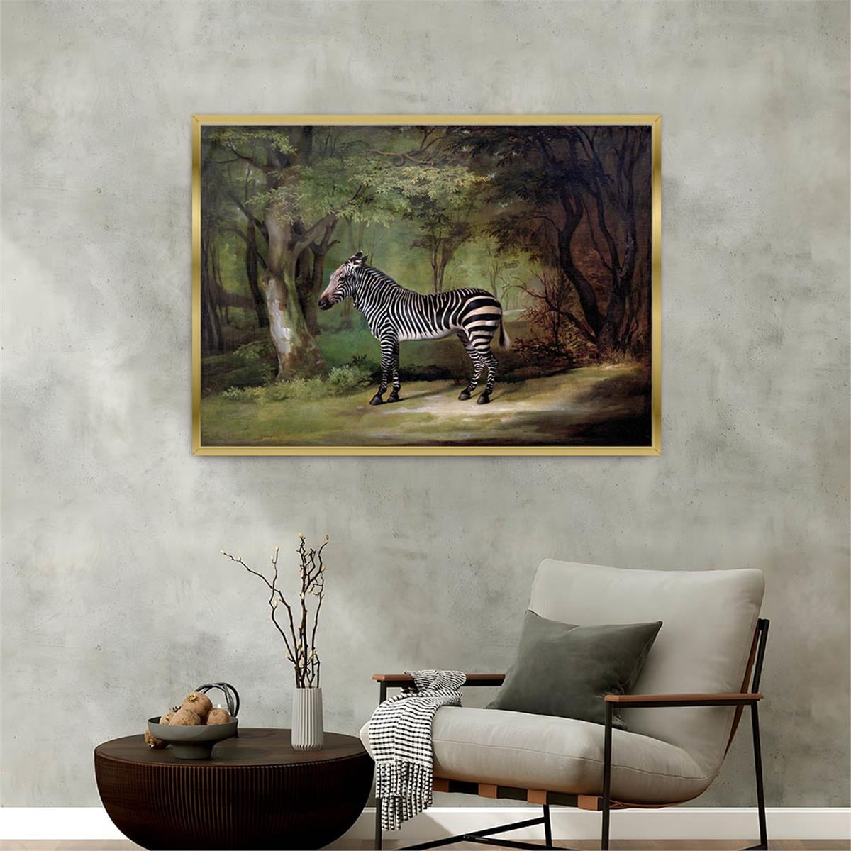Aluminum-Framed Art-Themed Tempered Glass Wall Art 110
