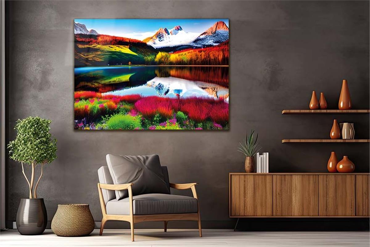Thema Natur auf bedrucktem Glas 287