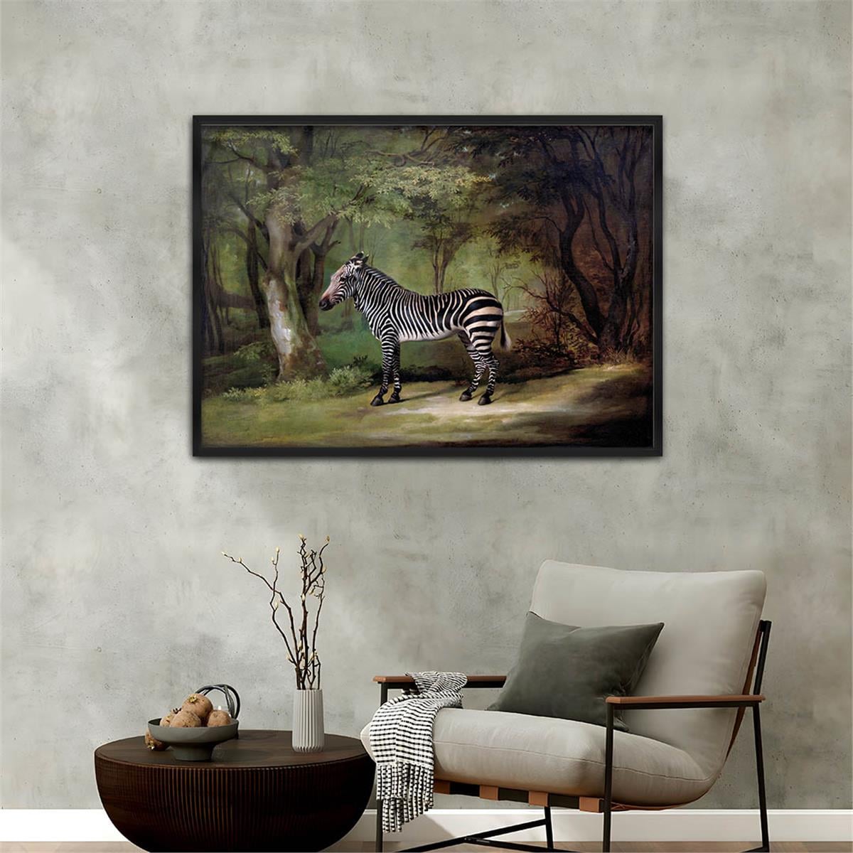 Aluminum-Framed Art-Themed Tempered Glass Wall Art 110