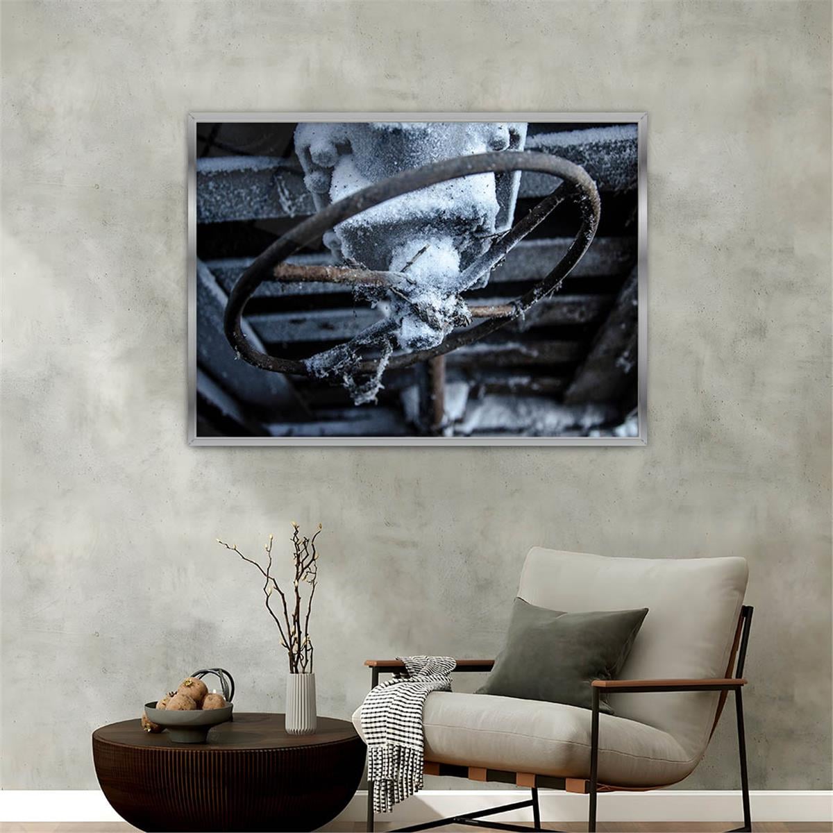 Aluminum-Framed Art-Themed Tempered Glass Wall Art 135