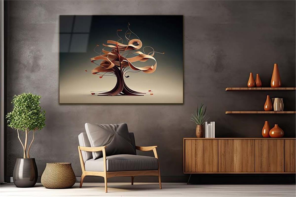 Thema Natur auf bedrucktem Glas 309