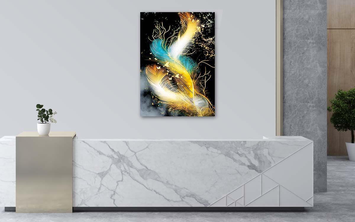 لوح زجاجي الفن
