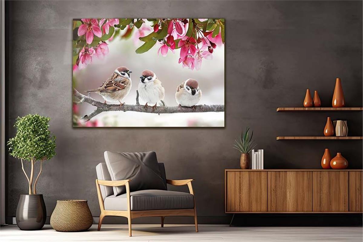 Thema Natur auf bedrucktem Glas