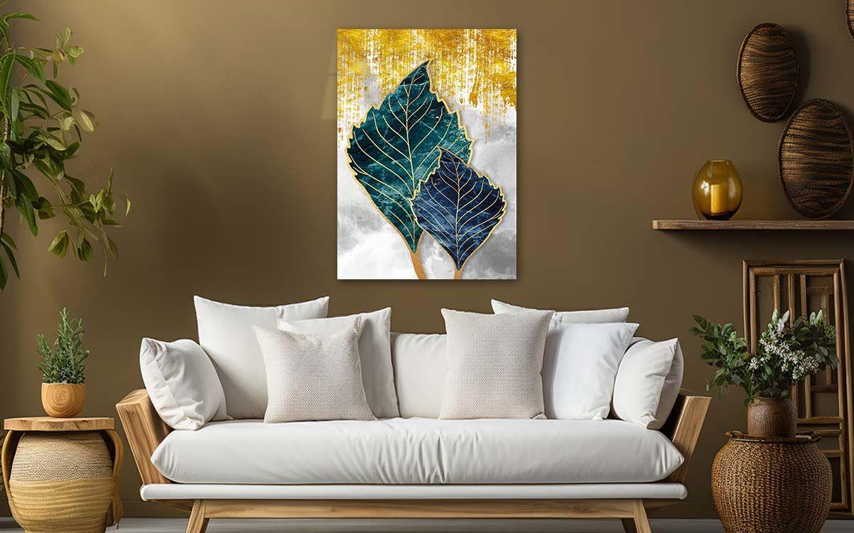 Dikey Sanat Temalı Cam Tablo 333