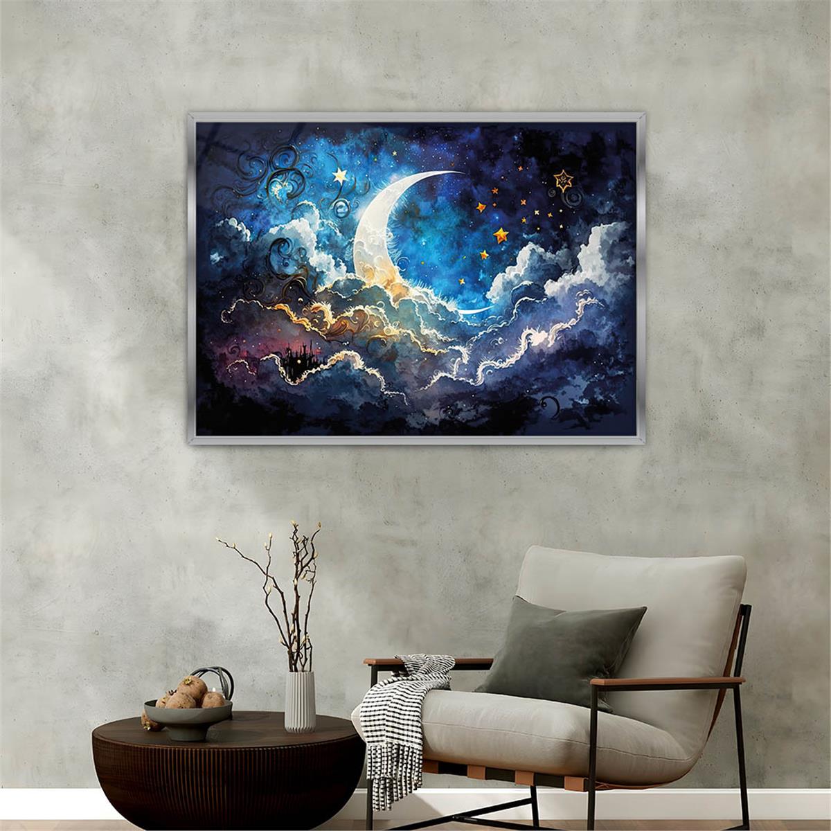Alüminyum Çerçeveli Sanat Temalı Cam Tablo 052