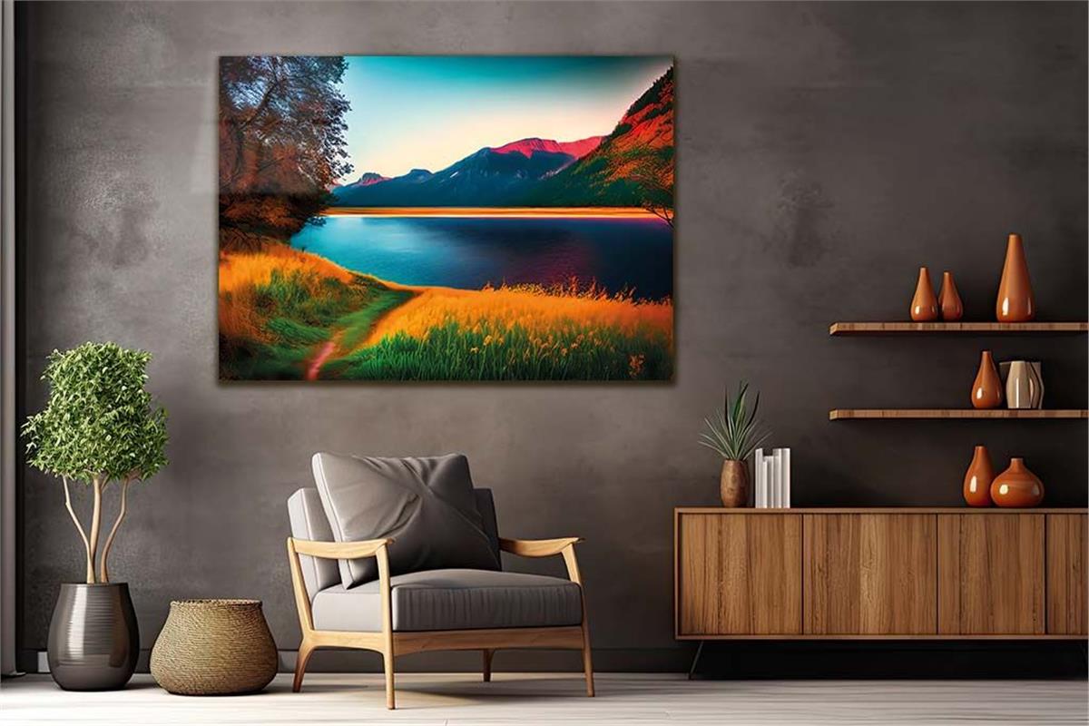 Thema Natur auf bedrucktem Glas 285