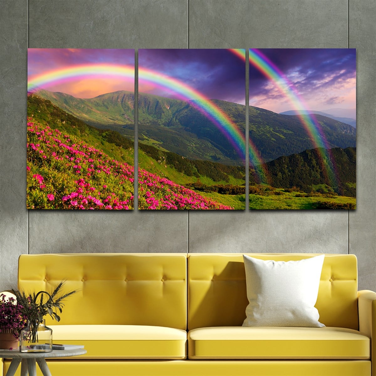 SANAT TEMALI CAM TABLO SETİ