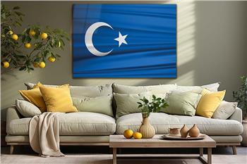Yatay Vatan Temalı Cam Tablo72