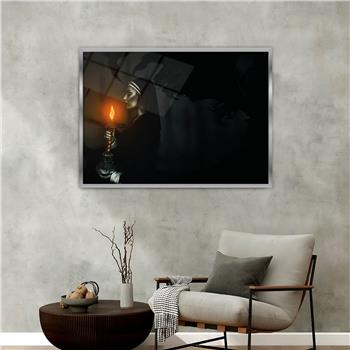 Aluminium Omlijste Kunst Thema Geharde Glasschilderij 167
