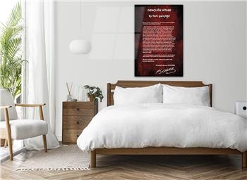 Atatürks Address to the Turkish Youth Glass Wall Art