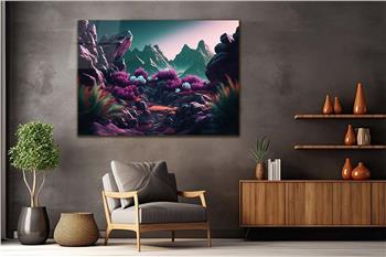 Thema Natur auf bedrucktem Glas 321