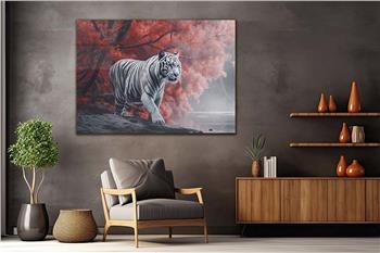 Yatay Doğa Temalı Cam Tablo 325