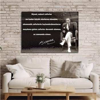 MUSTAFA KEMAL ATATÜRK CAM TABLO 