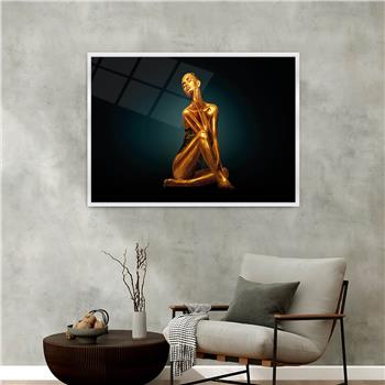 Aluminum-Framed Art-Themed Tempered Glass Wall Art 100