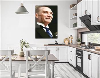 MUSTAFA KEMAL ATATÜRK GÖRSELLİ CAM TABLO 