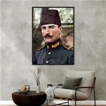 Alüminyum Çerçeveli Vatan Temalı Cam Tablo 059