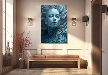 Verticale Gehard Glasschilderij Kunst Thema 250