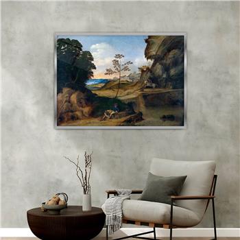 Alüminyum Çerçeveli Sanat Temalı Cam Tablo 115