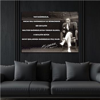 MUSTAFA KEMAL ATATÜRK CAM TABLO 