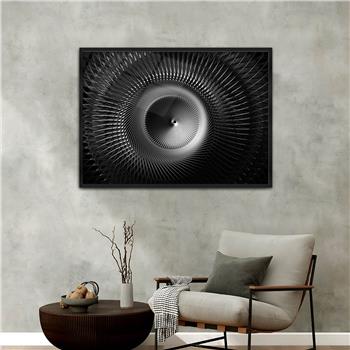 Aluminum-Framed Art-Themed Tempered Glass Wall Art 146