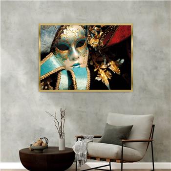 Alüminyum Çerçeveli Sanat Temalı Cam Tablo 072
