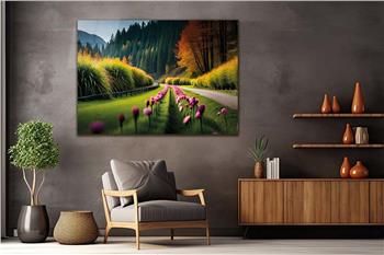 Thema Natur auf bedrucktem Glas 282