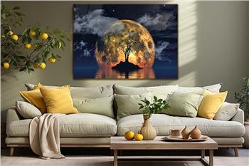 Thema Natur auf bedrucktem Glas