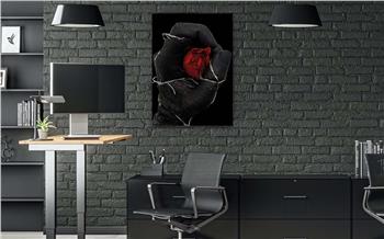 Dikey Doğa Temalı Cam Tablo121