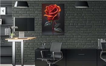 Dikey Doğa Temalı Cam Tablo123