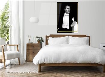 MUSTAFA KEMAL ATATÜRK Tempered Glasss Wall Art