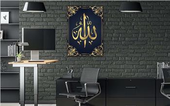 Religiöses Thema auf bedrucktem Glas