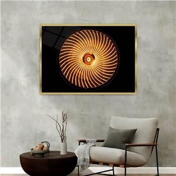 Alüminyum Çerçeveli Sanat Temalı Cam Tablo 023