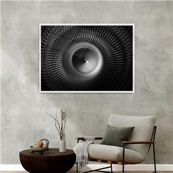 Aluminum-Framed Art-Themed Tempered Glass Wall Art 146