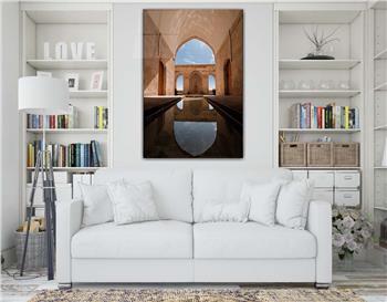 Dikey Sanat Temalı Cam Tablo 329