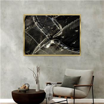 Aluminum-Framed Art-Themed Tempered Glass Wall Art 078