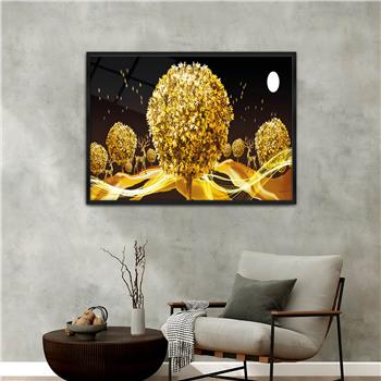 Aluminium Omlijste Kunst Thema Geharde Glasschilderij 185