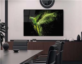 Thema Natur auf bedrucktem Glas