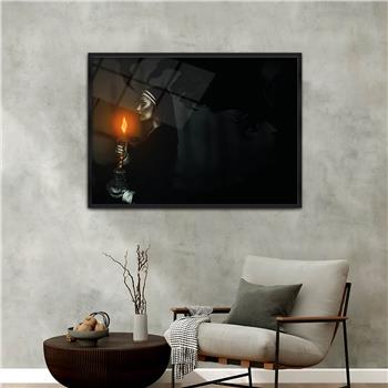 Aluminium Omlijste Kunst Thema Geharde Glasschilderij 167