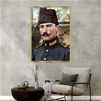 Alüminyum Çerçeveli Vatan Temalı Cam Tablo 059