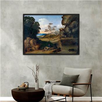 Alüminyum Çerçeveli Sanat Temalı Cam Tablo 115