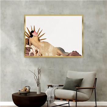 Alüminyum Çerçeveli Sanat Temalı Cam Tablo 043
