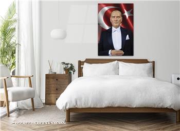 MUSTAFA KEMAL ATATÜRK GÖRSELLİ CAM TABLO